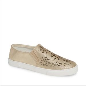 Violet Jack Rogers slip on sneakers size 9.5 gold